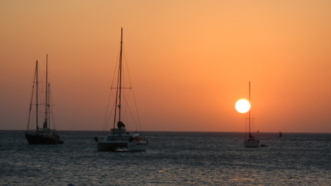 Sunset at Nikki Beach